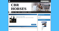 Desktop Screenshot of cbrhorses.com